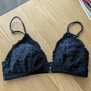 Black A&F Bralette, Front closure
